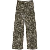 Indian Blue Jeans - Wide Fit Leopard - Broek - Bruin
