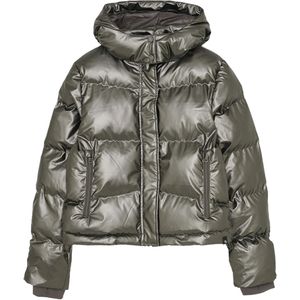 Indian Blue Jeans - Metallic Jacket - Jassen - Zilver - Winterjas