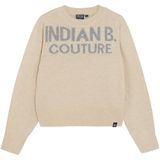 Indian Blue Jeans - Trui - Zacht - Ronde Hals - Tekstprint