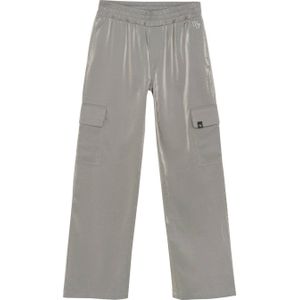 Indian Blue - Cargobroek - Glanzende Look - Loose Fit - Elastische Tailleband