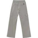 Indian Blue Jeans - Wide Shiny Cargo Pants - Zilver - Broek - Meisjes