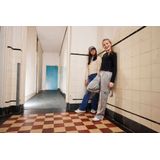 Indian Blue Jeans - Wide Shiny Cargo Pants - Zilver - Broek - Meisjes