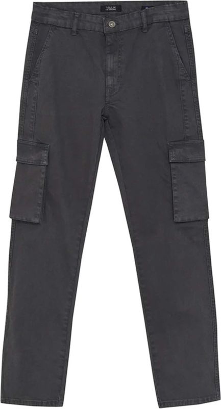 Rellix Cargo Pant Loose Fit Broeken Jongens - Donkergrijs - Maat 140