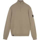 Rellix - Knitwear Zip Collar - Hoodie - Bruin