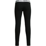 Jack & Jones - JACSENSE Long John - Lange Onderbroek - Zwart - Katoenmix