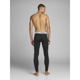 Jack & Jones - JACSENSE Long John - Lange Onderbroek - Zwart - Katoenmix