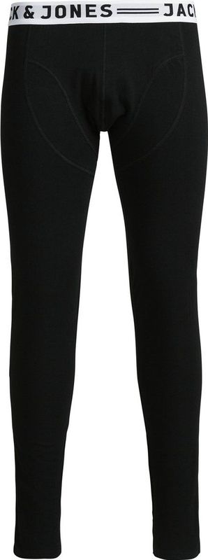 Jack & Jones - JACSENSE Long John - Lange Onderbroek - Zwart - Katoenmix