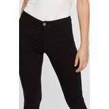 Pieces - Slim Fit Broek - Zwart - Katoen