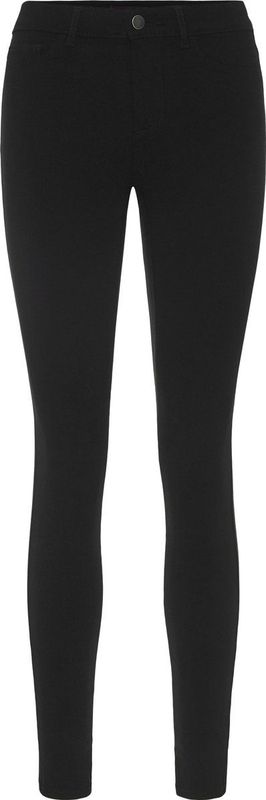 Pieces - Slim Fit Broek - Zwart - Katoen