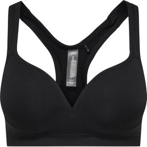 Onpmartine - 2 1 Sport-bh - Zwart - Naadloze Stof - Racerback Riemen