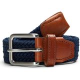 Jack & Jones Jacspring Woven Belt Noos Herenriem, Blauw (Navy Blazer)