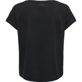 Athleisure - T-shirt - Zwart - Katoen - Loose Fit