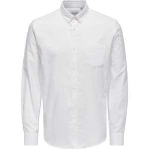 Onsalvaro - Oxford Overhemd - Slim Fit - Lange Mouwen - Button Down-kraag
