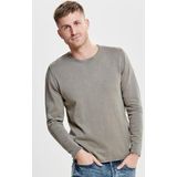 TOM TAILOR - Trui - Grijs Gemêleerd - Knitwear - Lange Mouw