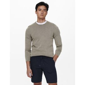Only & Sons - Gebreide Trui - Normale Pasvorm - Ronde Halslijn
