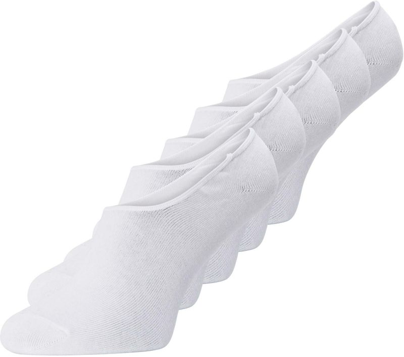 Jack & Jones - Invisible Sneakersokken - Zwart - Katoen - 5-Pack