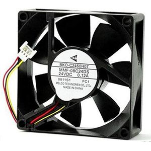 MMF-08C24DS-FC1 BKO-C2460H07 Server Cooler Fan,DC24V 0.12A 80x80x25mm 3-wire axial fan