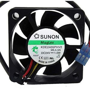 KDE2405PHV2 5015 DC24V 1.0W 50x50x15mm 2-wire Server Cooling Fan