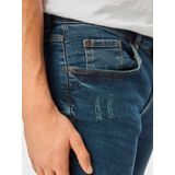 Redefined Rebel - Copenhagen - Stretchbroek - Blauw Denim - Regular Fit