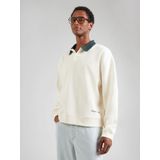 Redefined Rebel - Sweatshirt - Crème / Donkergroen - Losse Pasvorm