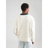 Redefined Rebel - Sweatshirt - Crème / Donkergroen - Losse Pasvorm