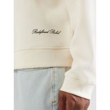 Redefined Rebel - Sweatshirt - Crème / Donkergroen - Losse Pasvorm