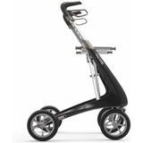 Ultralight Carbon Rollator Zwart - Standaard - Lichtgewicht - Opvouwbaar