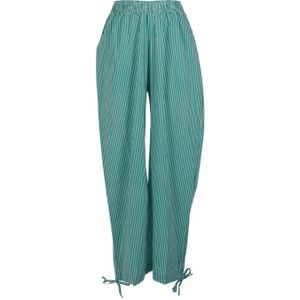 Zoey wide leg high waist broek groen