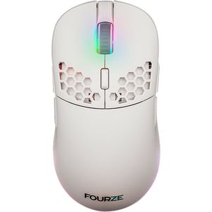 Fourze GM900 muis Ambidexter, Muis, Wit