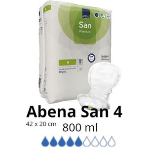 Abena San Premium 4 Protection - Incontinentiemateriaal - Anatomisch - 24 Stuks