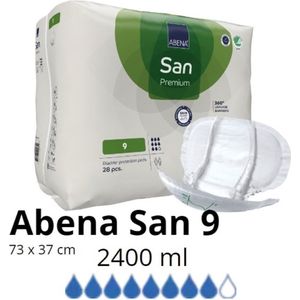 Abena San Premium 9 - Anatomische Luier - 1 Pak van 28 Stuks
