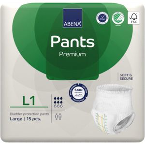 ABENA Pants Premium - 15x Absorberend Broekje - Voor het Verlies van Urine en Ontlasting - Eenmalig Gebruik