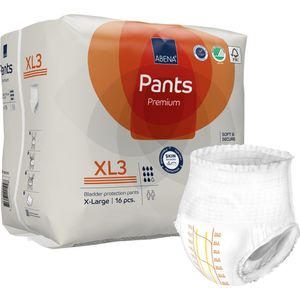 ABENA - Pants Premium XL3 - Incontinentiebroekje - Absorberend - Heupomvang 130-170 cm - Absorptie 2600 ml