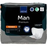 Abena Man Formula 2 incontinentiepads voor mannen, eco-gelabelde incontinentiepads voor heren, extra bescherming, ademend en comfortabel met snelle absorptie, discreet - 700 ml absorptievermogen, 15PK