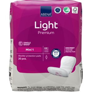 Abena - Light - Inlegverband - Wit - TopDry Laag