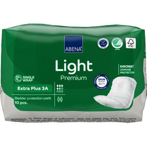 ABENA Light Premium Extra Plus - Inlegverband - 11x33cm - Voor Licht tot Matig Urineverlies - 10x