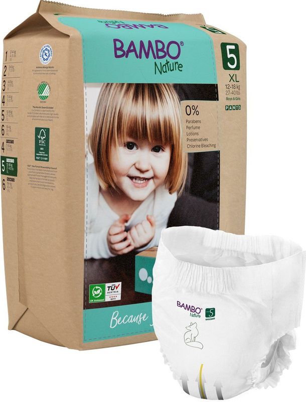 Bambo Nature Luierbroekjes Maat 5 XL