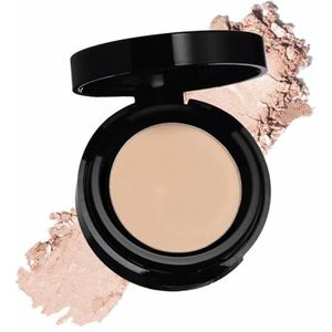 Oogschaduw voor gevoelige ogen | Langdurige oogschaduw. Allergie-gecertificeerde, parfumvrije en veganistische oogmake-up | hypoallergene make-up (262 White-ish)