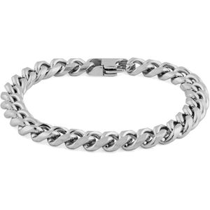Lucleon - Heren - Roestvrij Staal Schakelarmband - Staal
