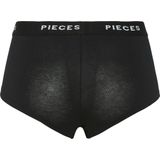 PIECES short PCLOGO zwart