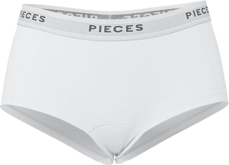 PIECES short PCLOGO wit
