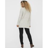 VERO MODA Vmno Name LS Cardigan - Lichtgrijs - Dames - Cardigan