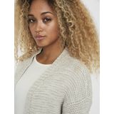 VERO MODA Vmno Name LS Cardigan - Lichtgrijs - Dames - Cardigan