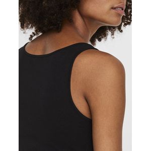 Basic Top - Zwart - Katoen - Mouwloos