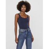 Vmmaxi - Tanktop - Zwart - Mouwloos - U-Hals - Regular Fit