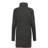 Gebreide Jurk - Waterval Hals - Lange Mouwen - Loose Fit