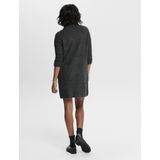 Gebreide Jurk - Waterval Hals - Lange Mouwen - Loose Fit