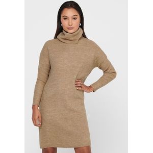 ONLY Onljana L/S Cowlnck Dress Wool Knt Noos Lange damesjurk (1 stuks)