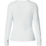 Pieces dames ondershirt lange mouw - Long Tee - Wit