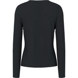 Pieces dames ondershirt lange mouw - Long Tee - Zwart